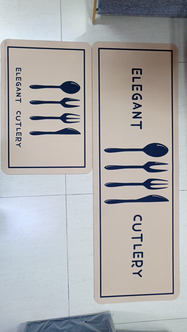 2 pc Rubber kitchen mats