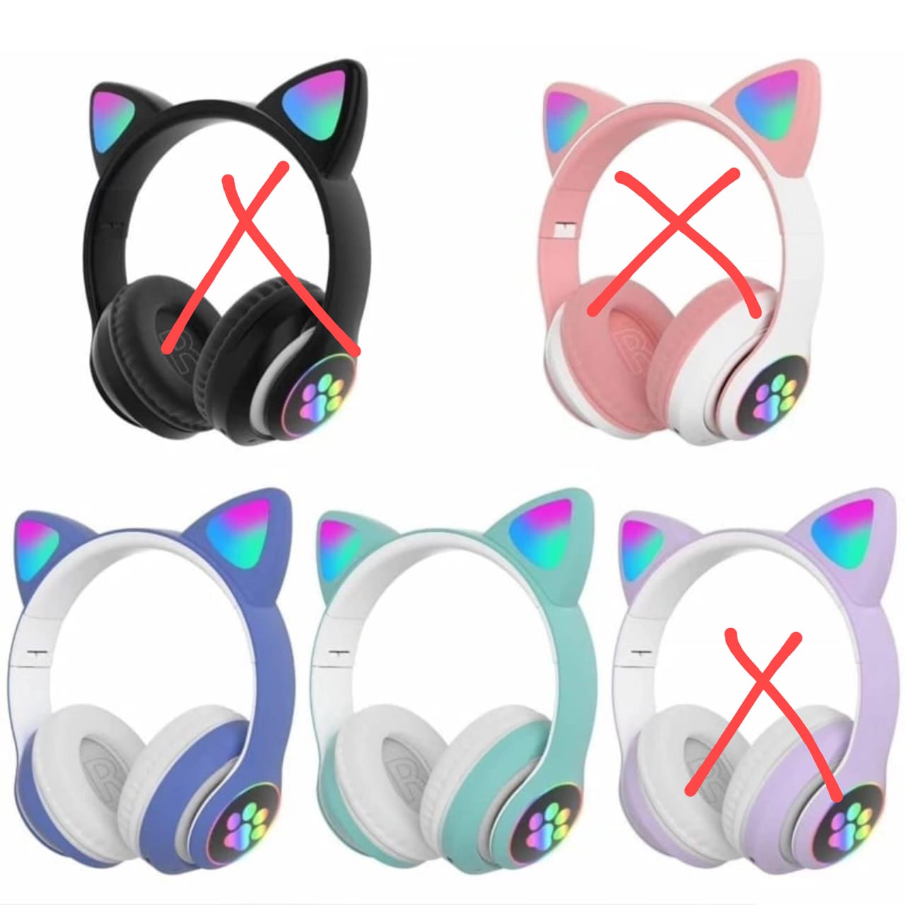 Cat ear Wireless Headphones