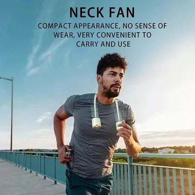 Rechargeable neck fan