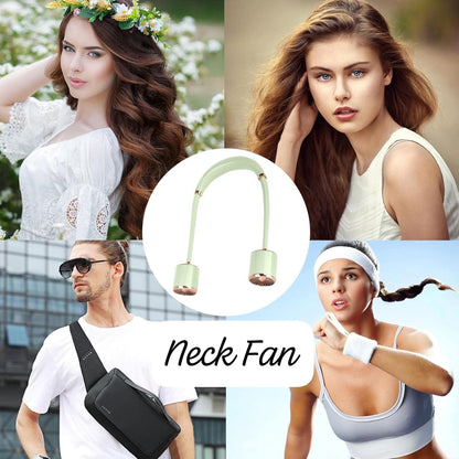 Rechargeable neck fan