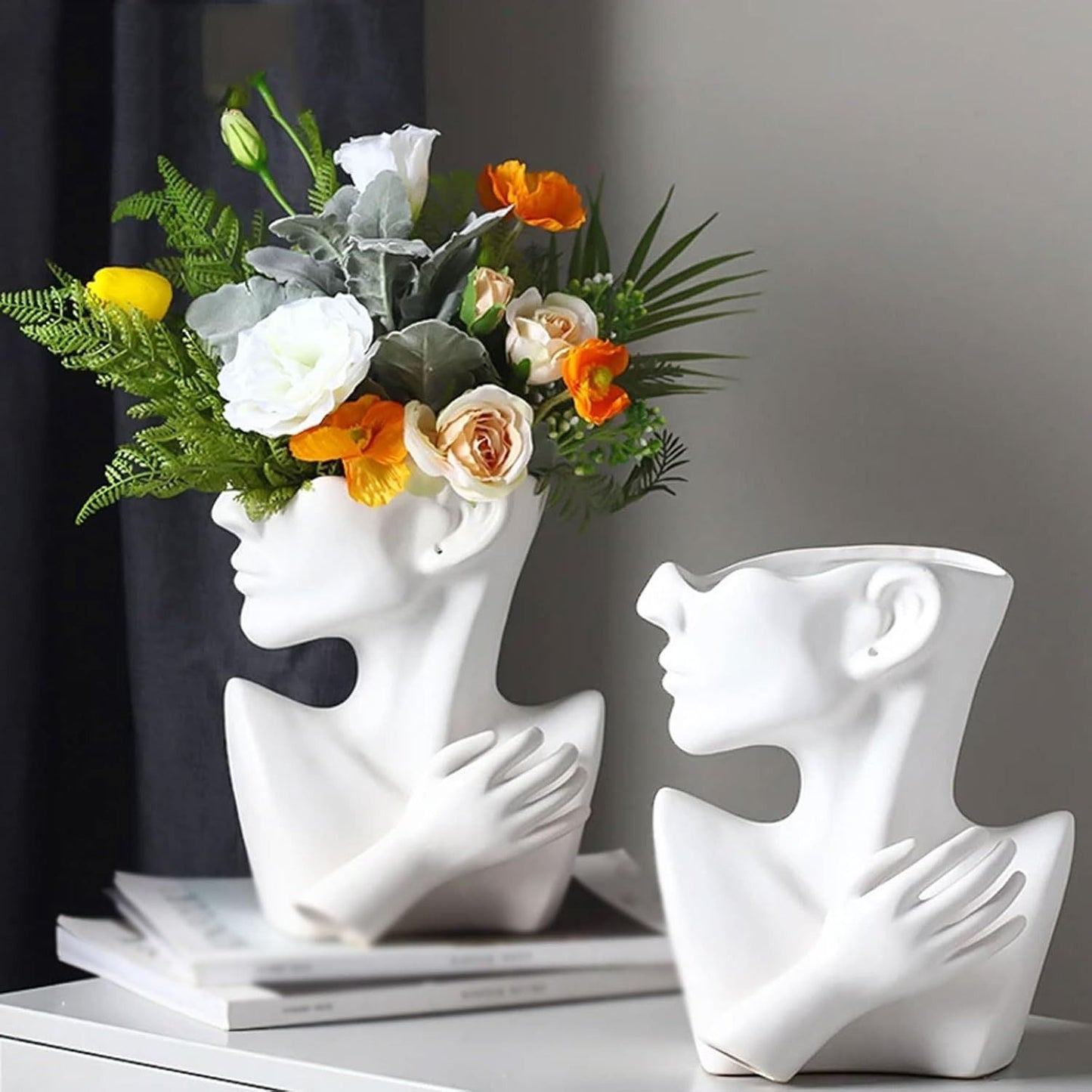 Ceramic Half Body Flower vase