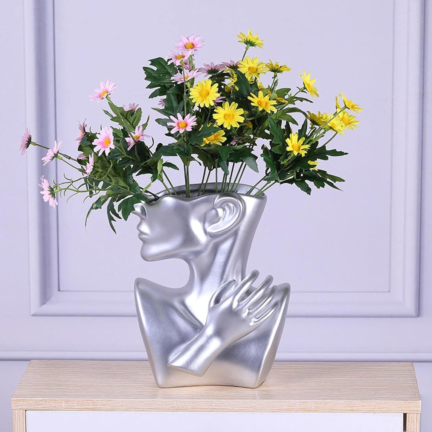 Ceramic Half Body Flower vase