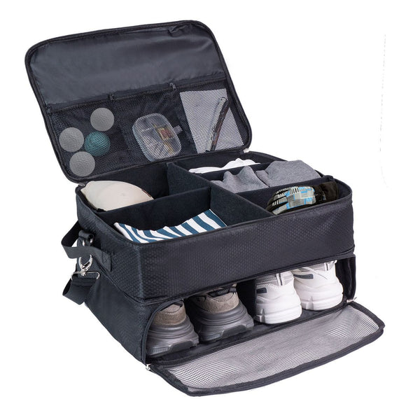 Golf car trunk organizer