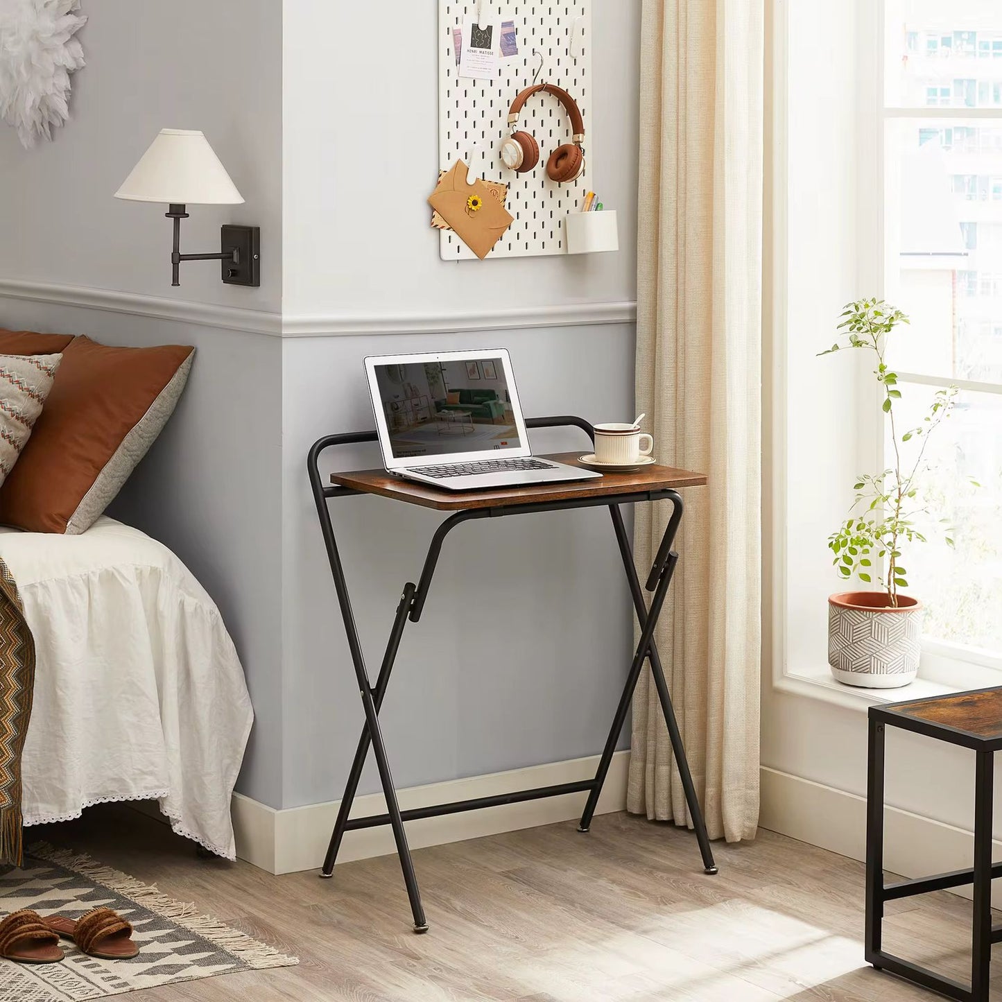 Foldable study  desk laptop table