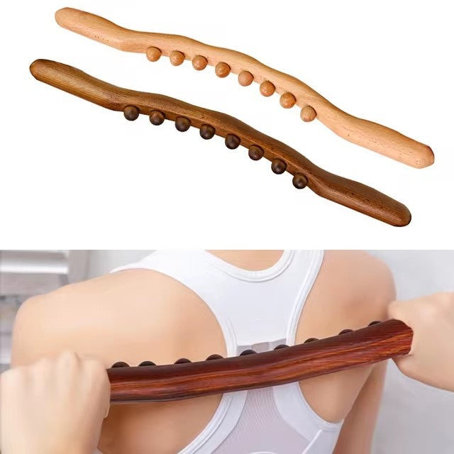 Wooden massager tool