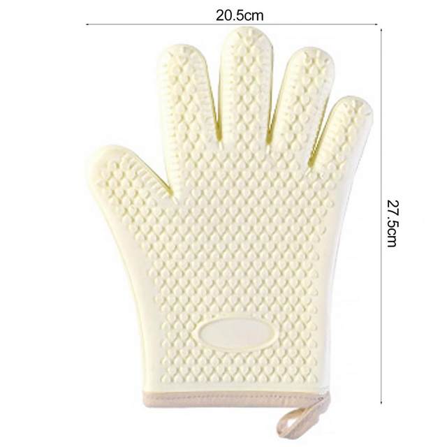 A pair of Silicone oven gloves