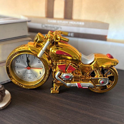 Retro motorcycle alarm clock