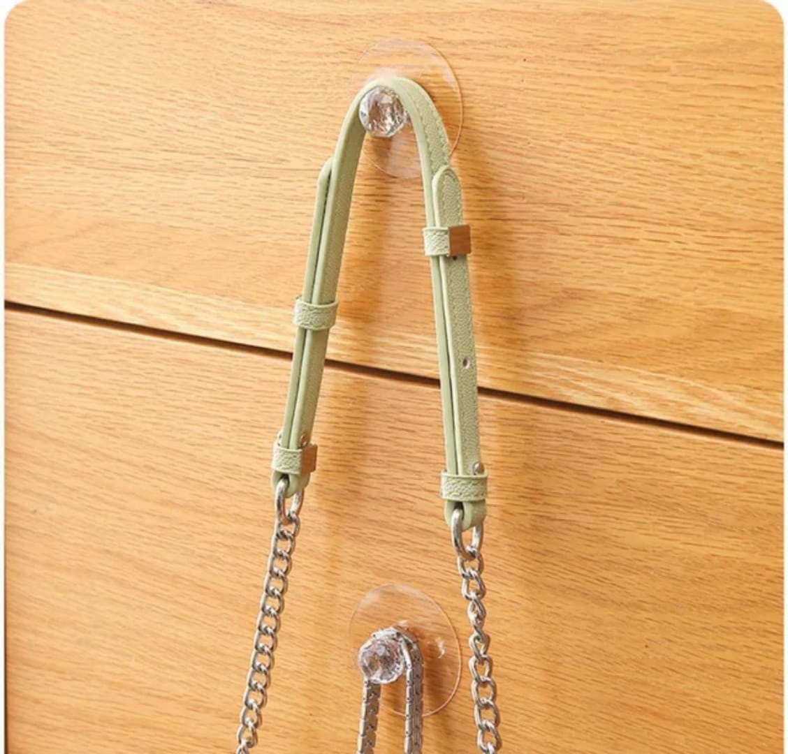 10pcs Crystal Clear Self Adhesive Hooks