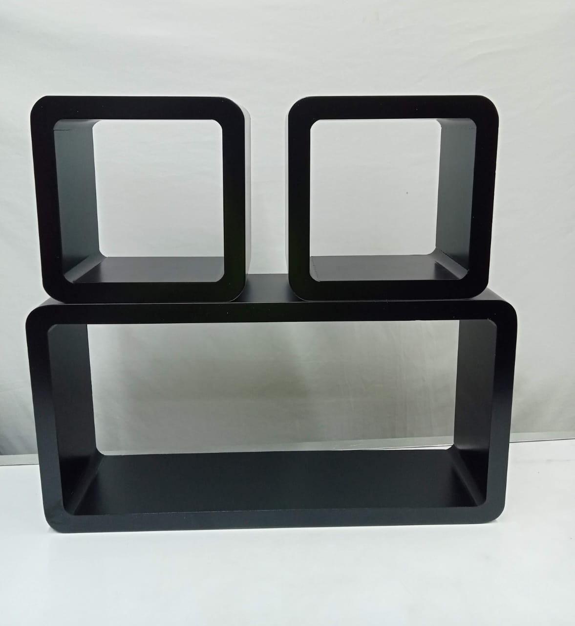 3Pcs Plastic Wood floating shelves