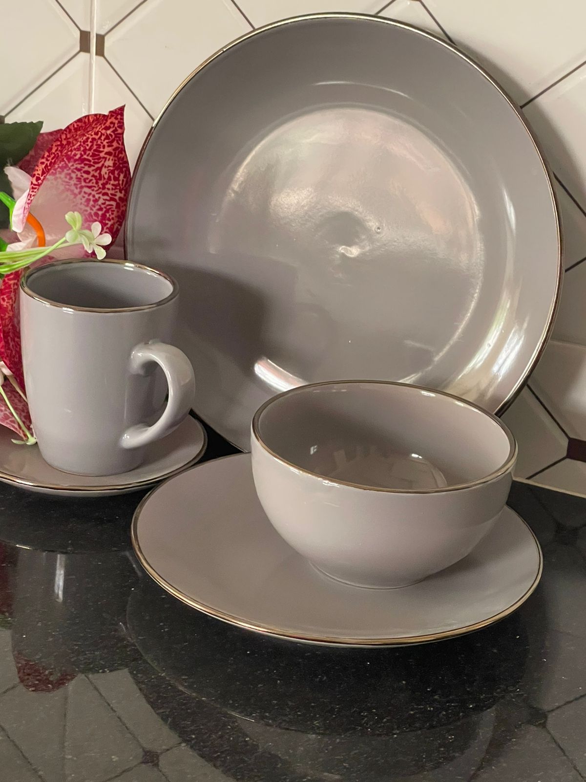 30pc Ceramic dinner set