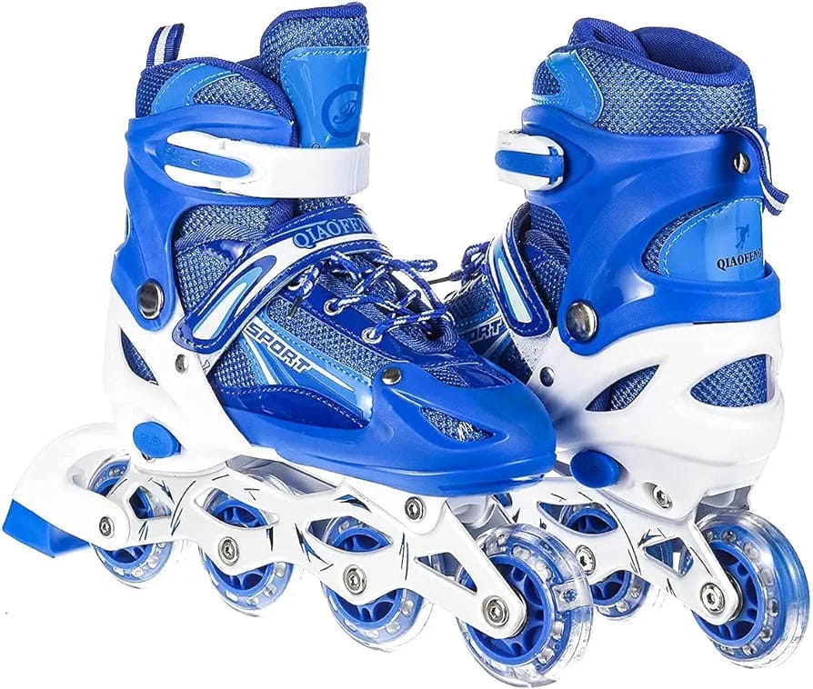 Skate shoes and guards set