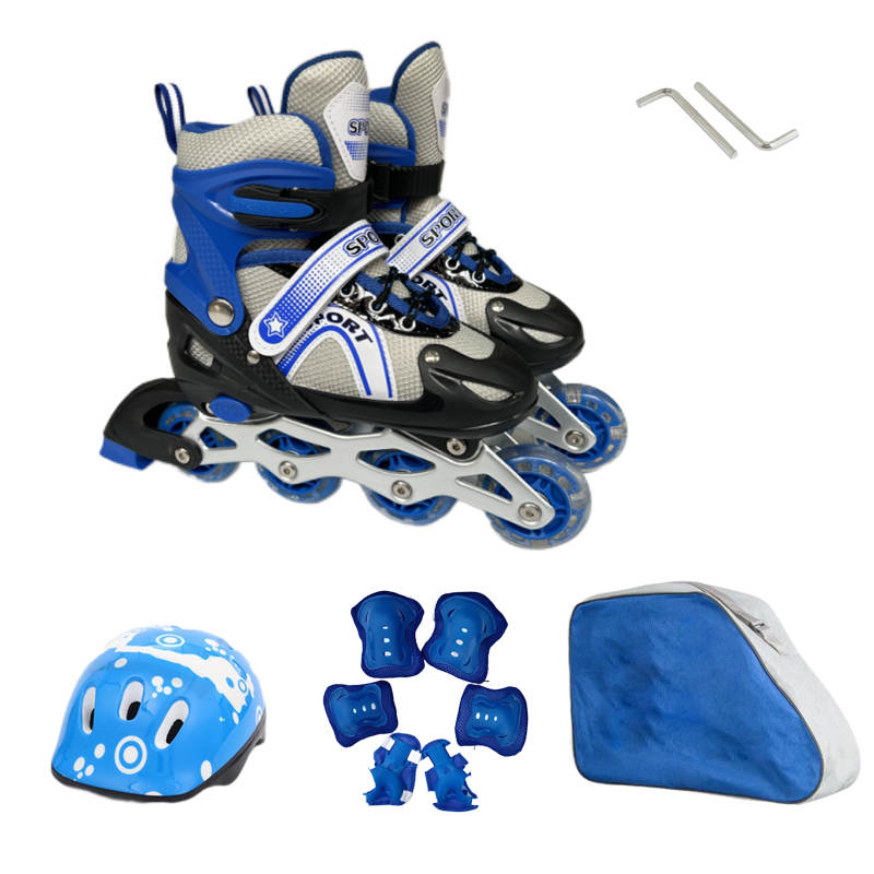 Skate shoes and guards set