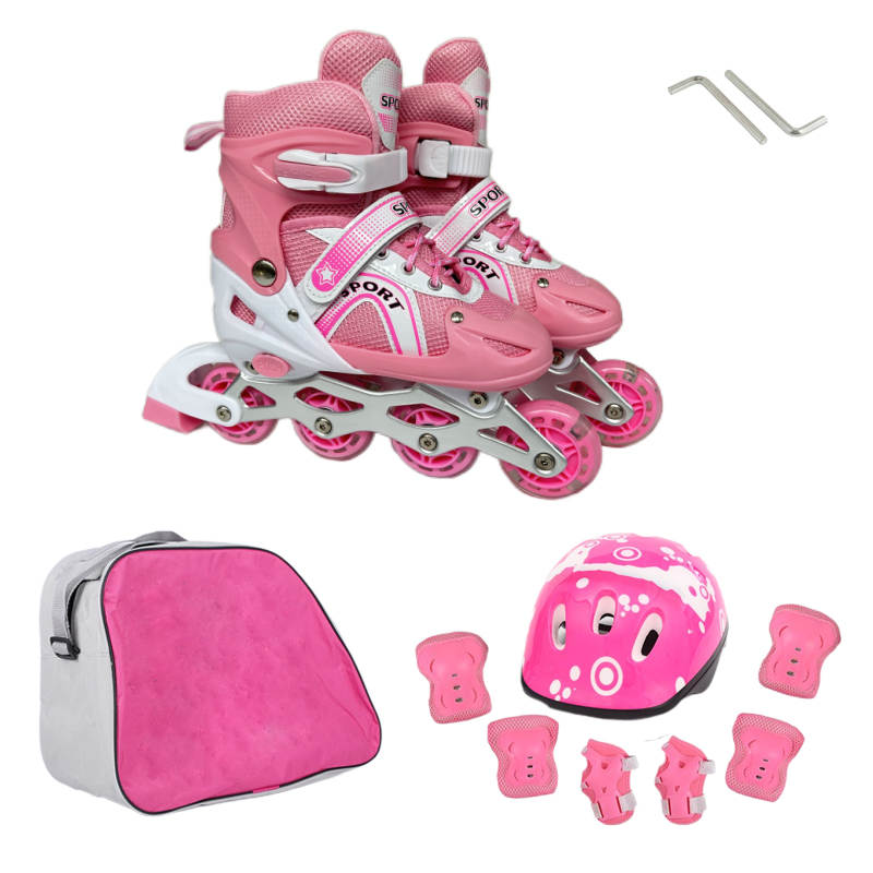 Skate shoes and guards set
