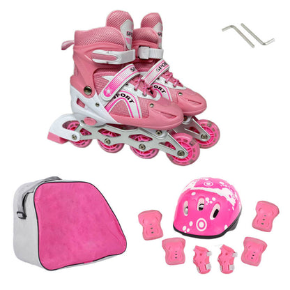 Skate shoes and guards set