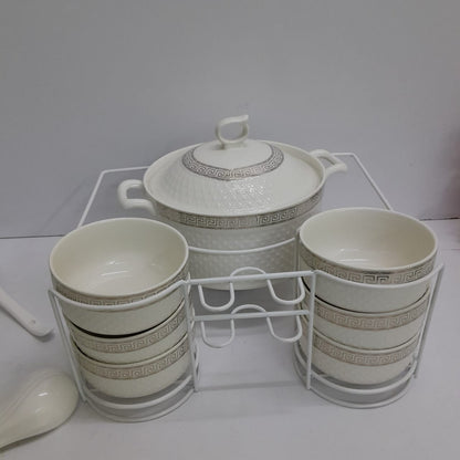 15pcs Soup Ceremic set