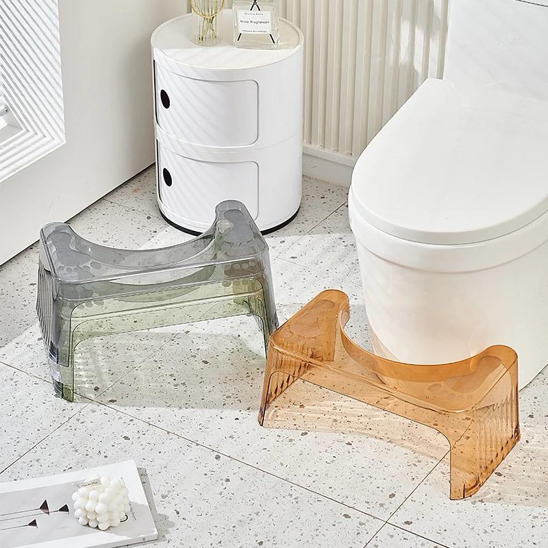 Acrylic Toilet foot stool -
