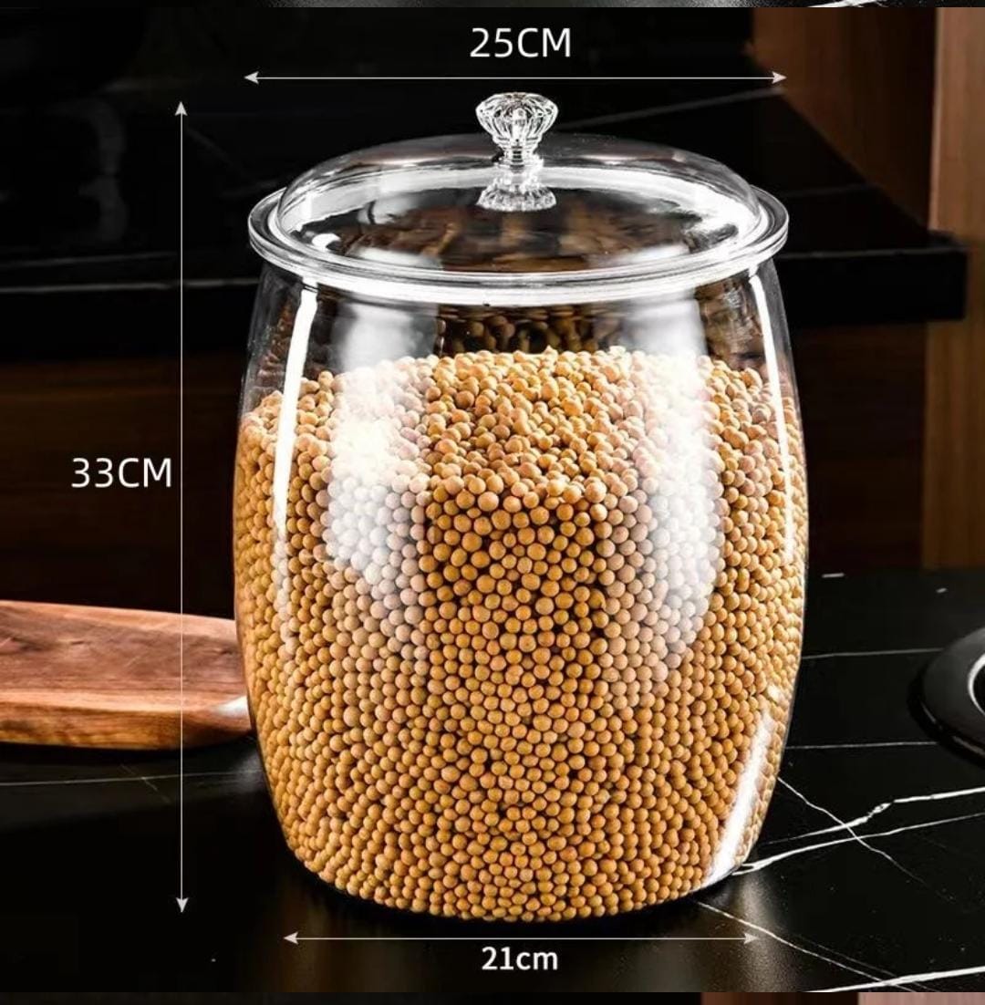 Acrylic cereal containers