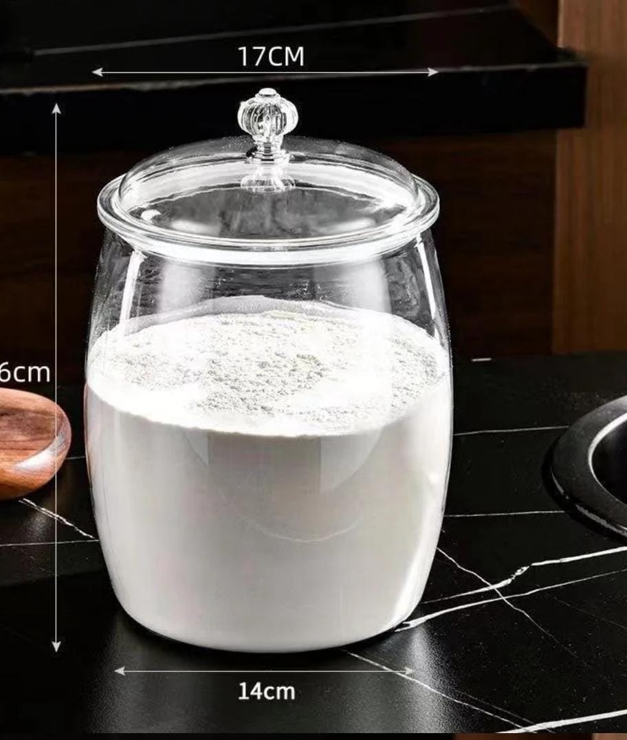 Acrylic cereal containers