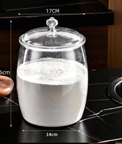 Acrylic cereal containers