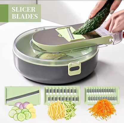 9pcs Multi-functional Vegetable Chopper/Cutter