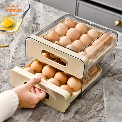 Acrylic Double layered Egg Storage Box