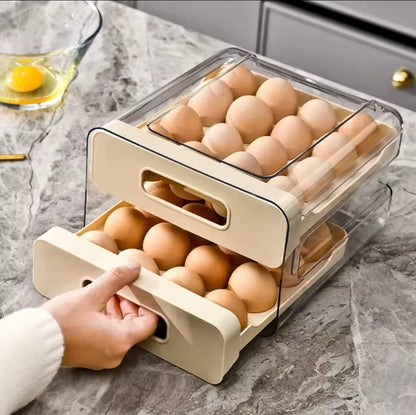 Acrylic Double layered Egg Storage Box