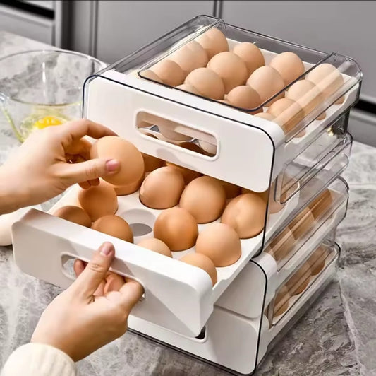 Acrylic Double layered Egg Storage Box