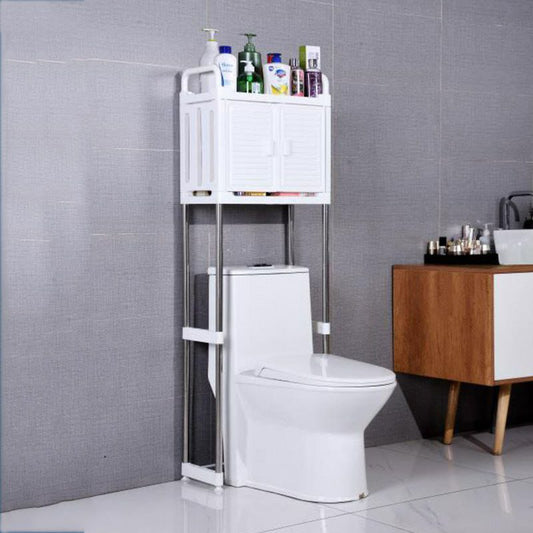 Over the Toilet Storage rack with storage