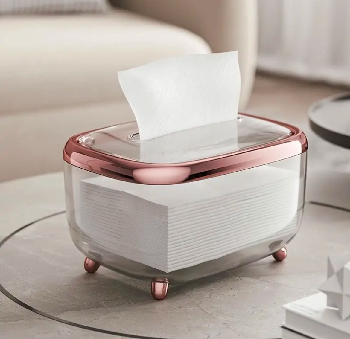Acrylic serviette holder 