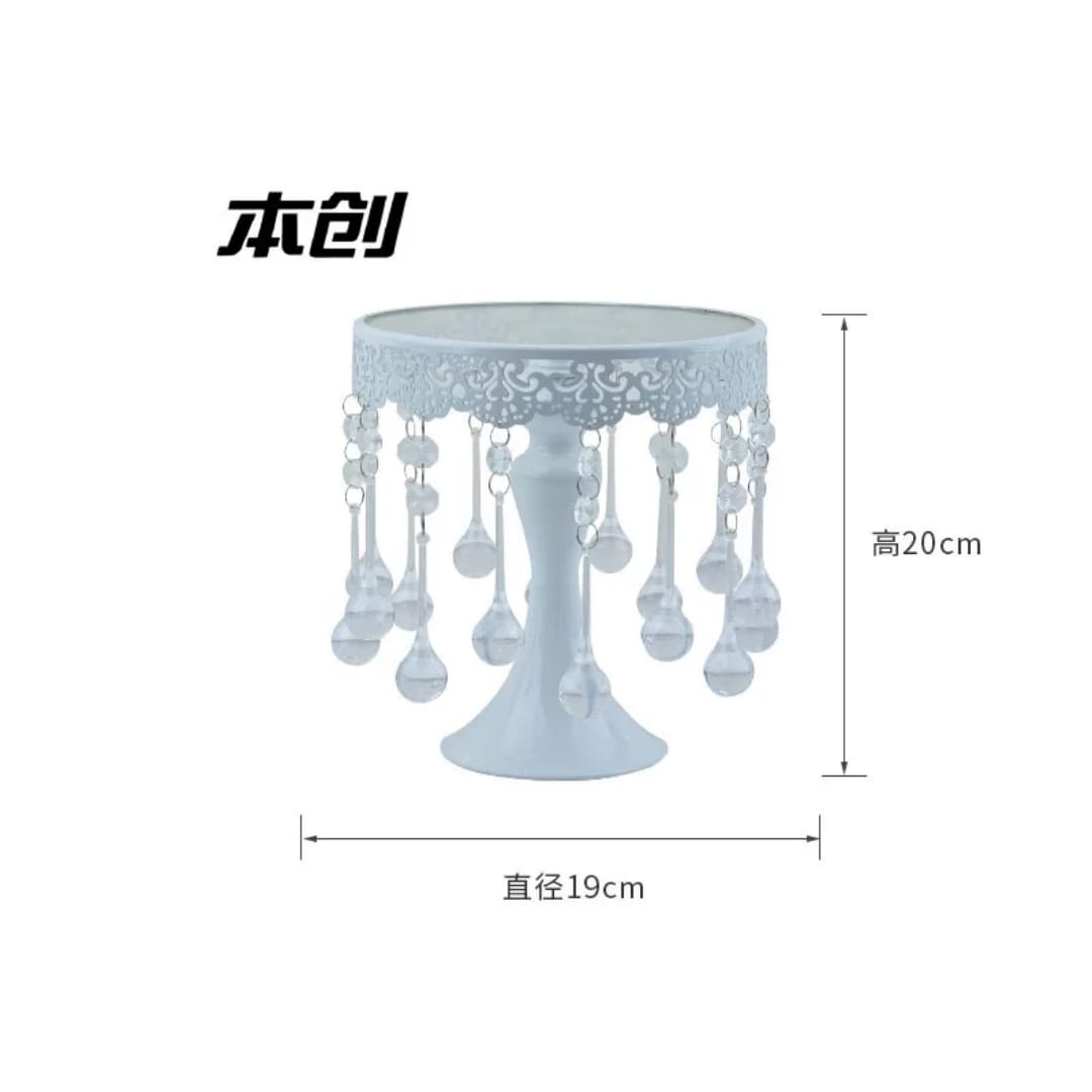 3Pcs White cake stand