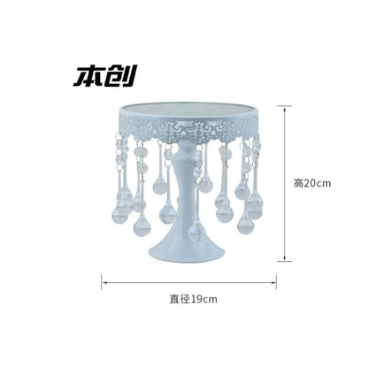 3Pcs White cake stand