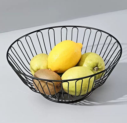 Round Metal Fruit Basket