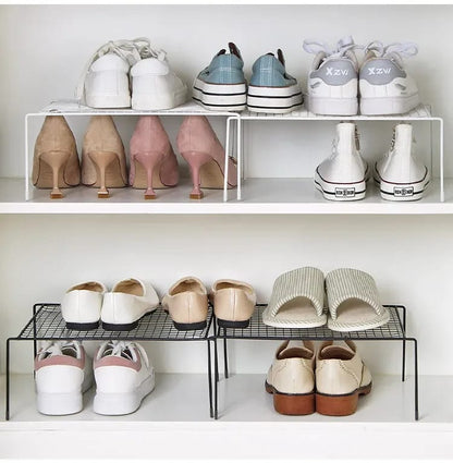 Expandable Metallic Cabinet Organizer