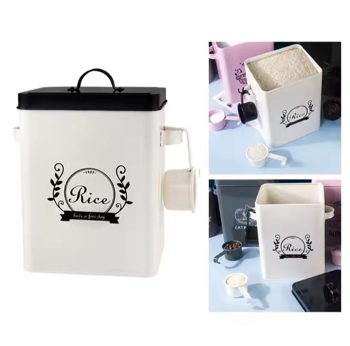 Rice storage bucket