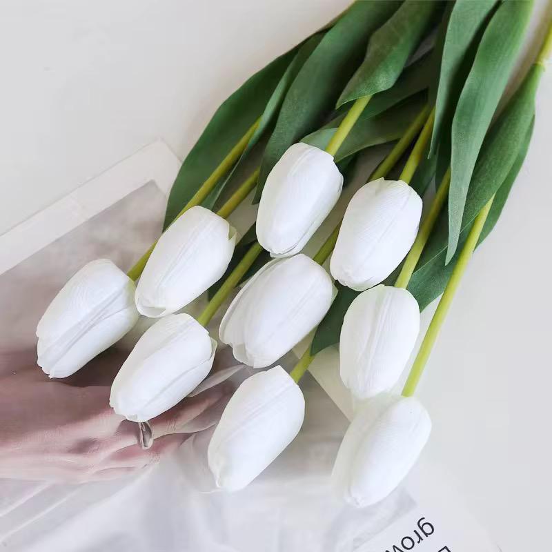 3 pcs Artificial Tulip Flowers