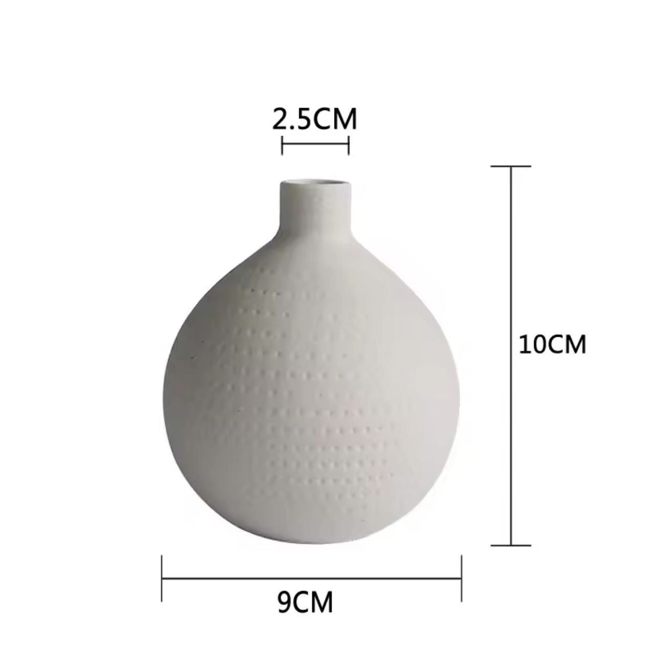 White Ceramic vase