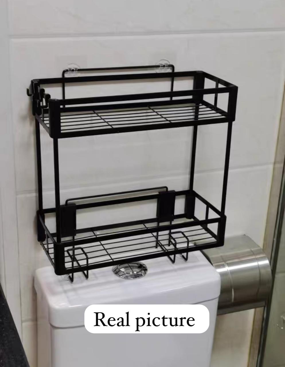 2 tier Over the toilet Storage Rack