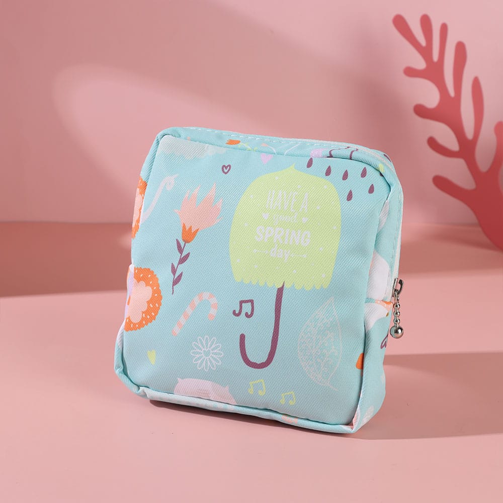 Women sanitary napkin pad cotton bag