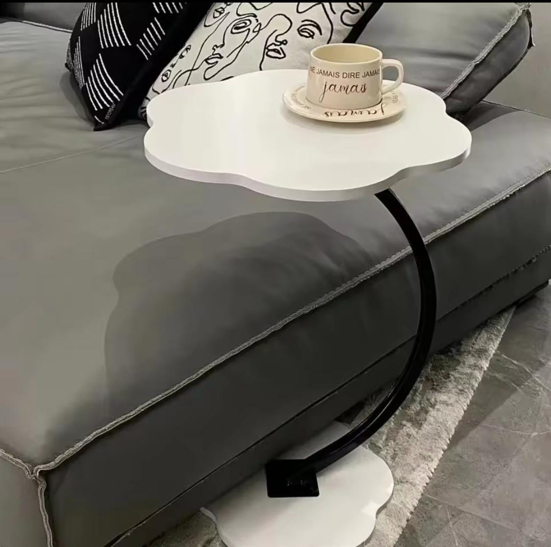 C shaped Bedside Table