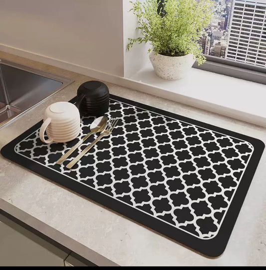 Nonslip Drain dish drying mat