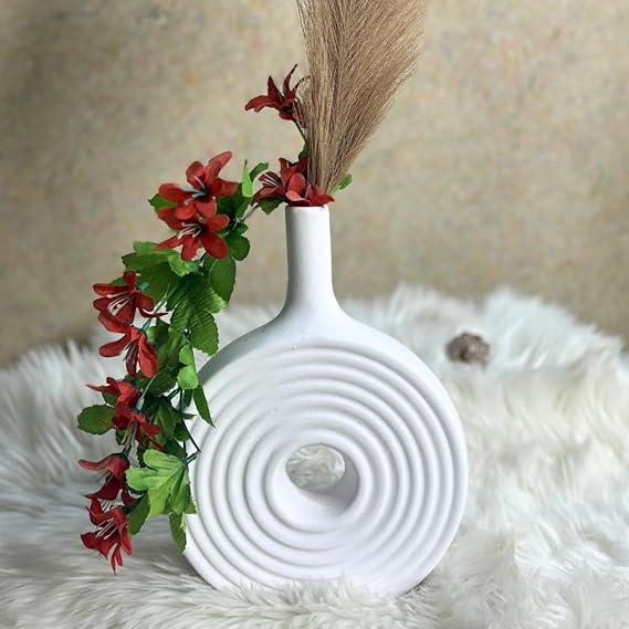 White Ceramic Decor Vase