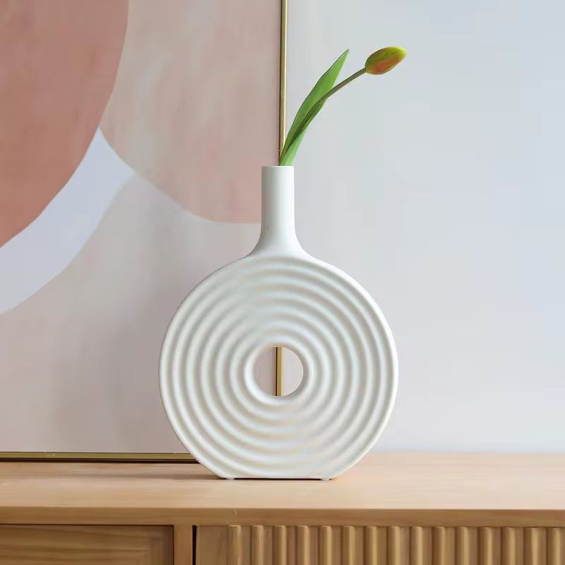 White Ceramic Decor Vase