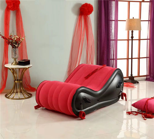 Ergonomic Inflatable Lounge Sofa for Intimacy and Relaxation