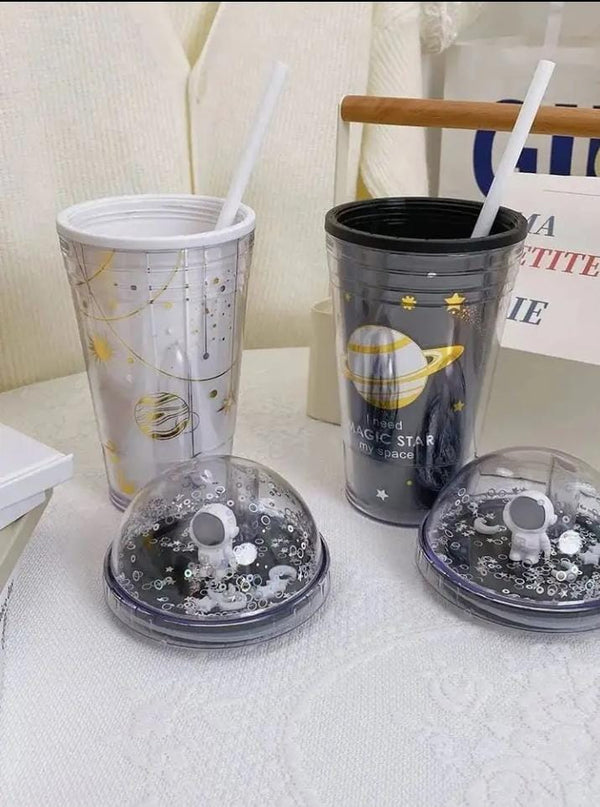 Astronaut smoothie tumbler