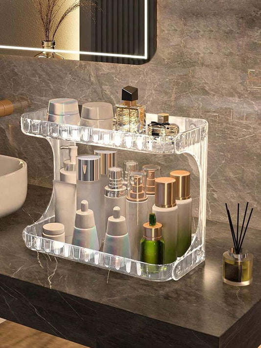 Acrylic cosmetic organizer
