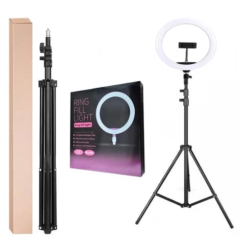 Ring Fill Light with Adjustable Tripod Stand