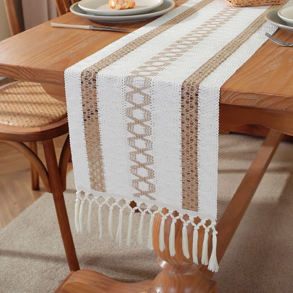 Tassels Bohemian Table Runner