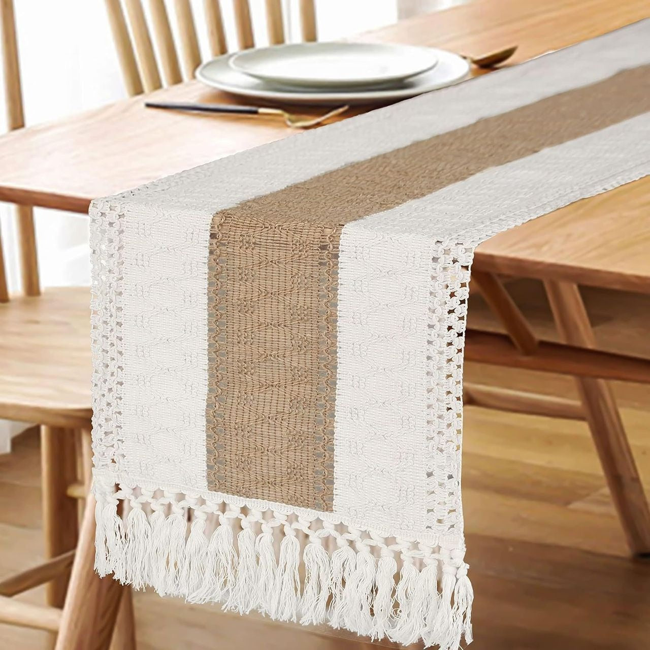 Tassels Bohemian Table Runner