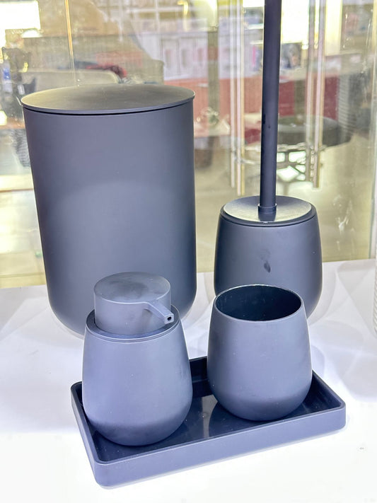 Bamboo  Bathroom Accessories Set