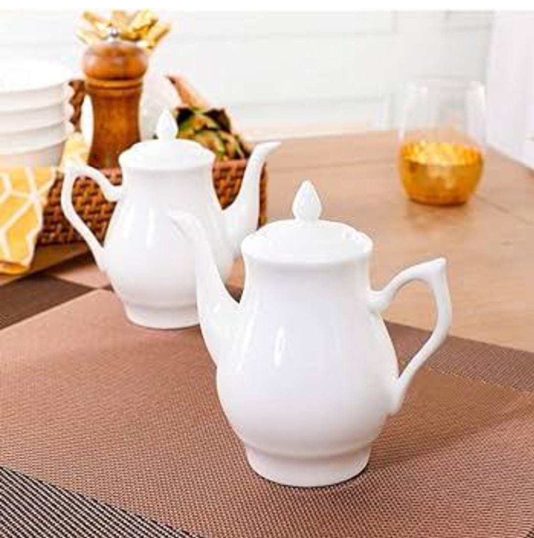 White Ceramic Kettle